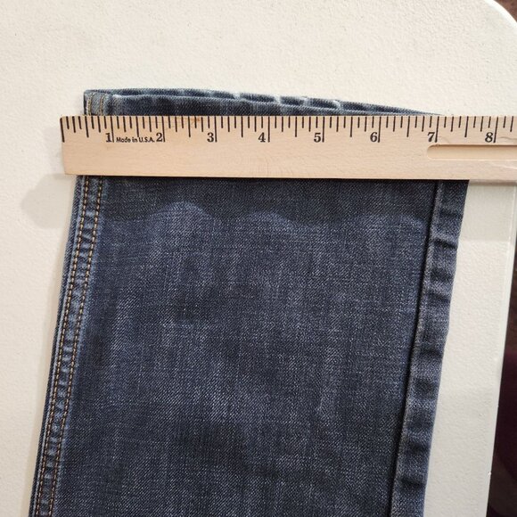 Levis 513 Slim Straight Fit Blue Denim Jeans W32 L32 Mens Casual Wear - Picture 13 of 16